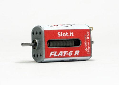 SLOT IT motor flat-6R/2 22.000 rpm open can